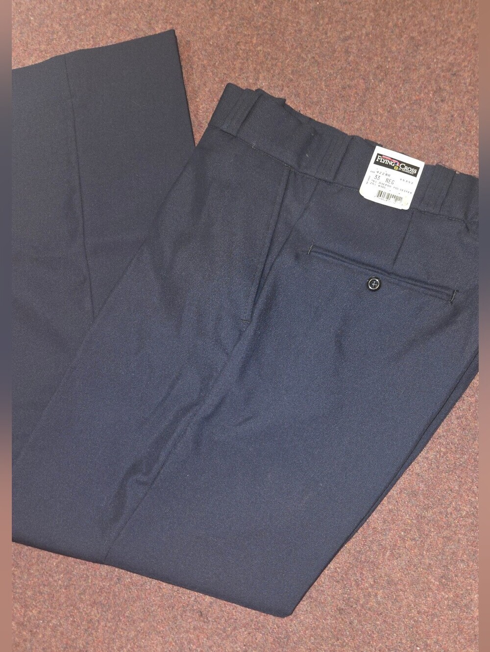 New! Flying Cross Fechheimer Uniform Pant Navy 33Reg X 29.5